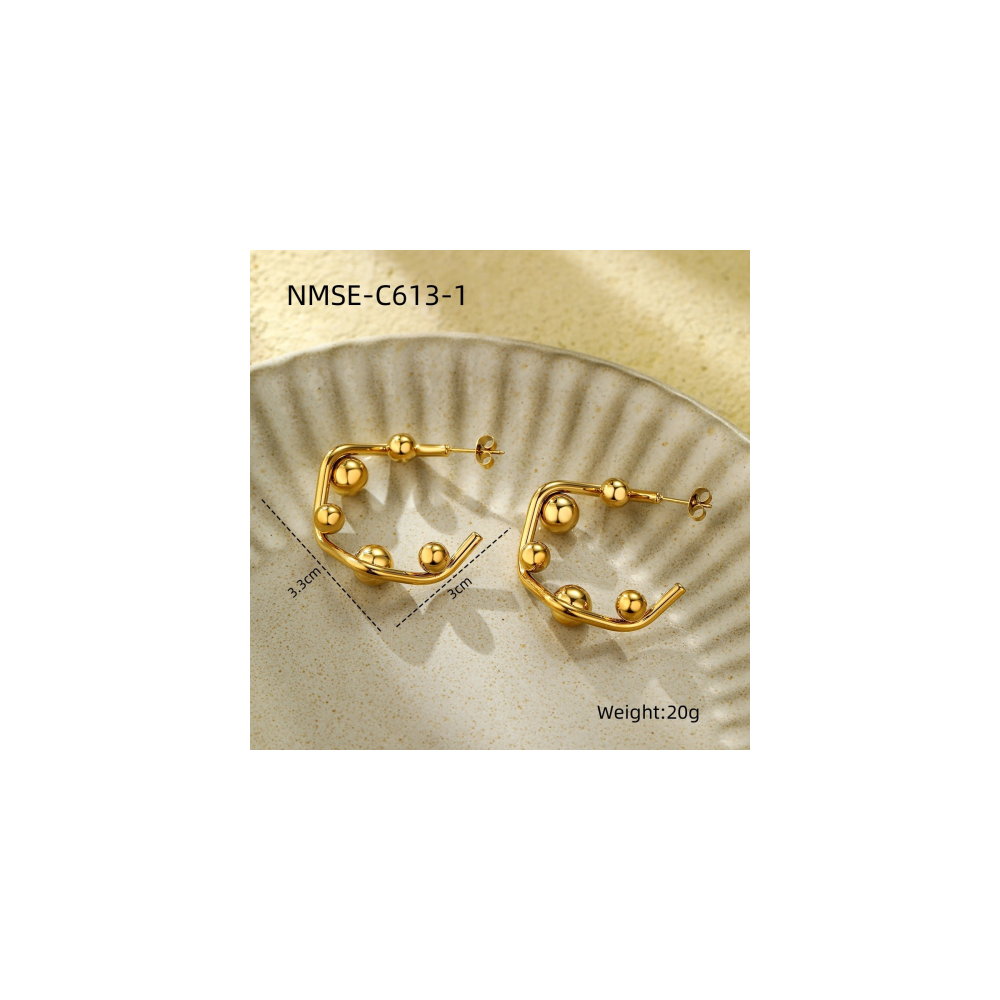 Boucle Perla Or 18k Inox