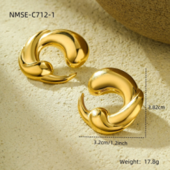 Boucle Piscus Or 18k Inox