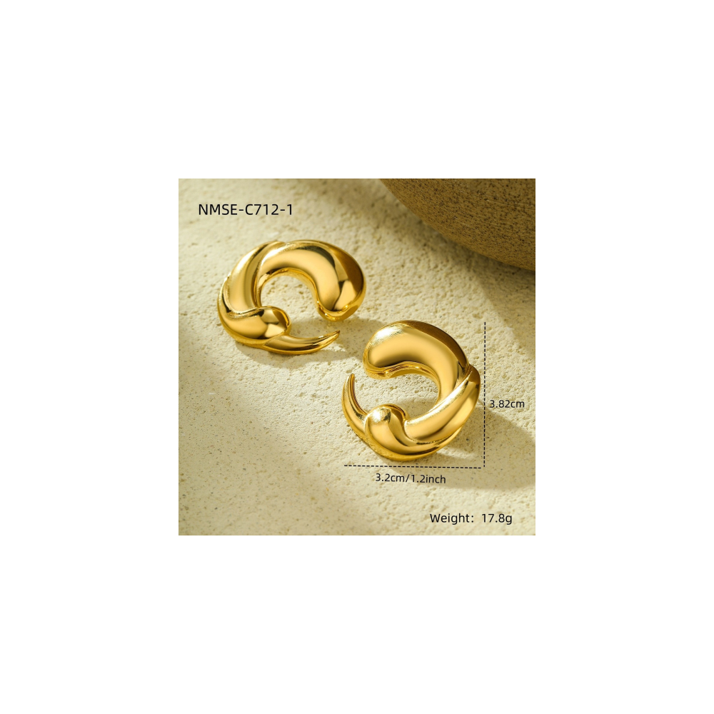 Boucle Piscus Or 18k Inox