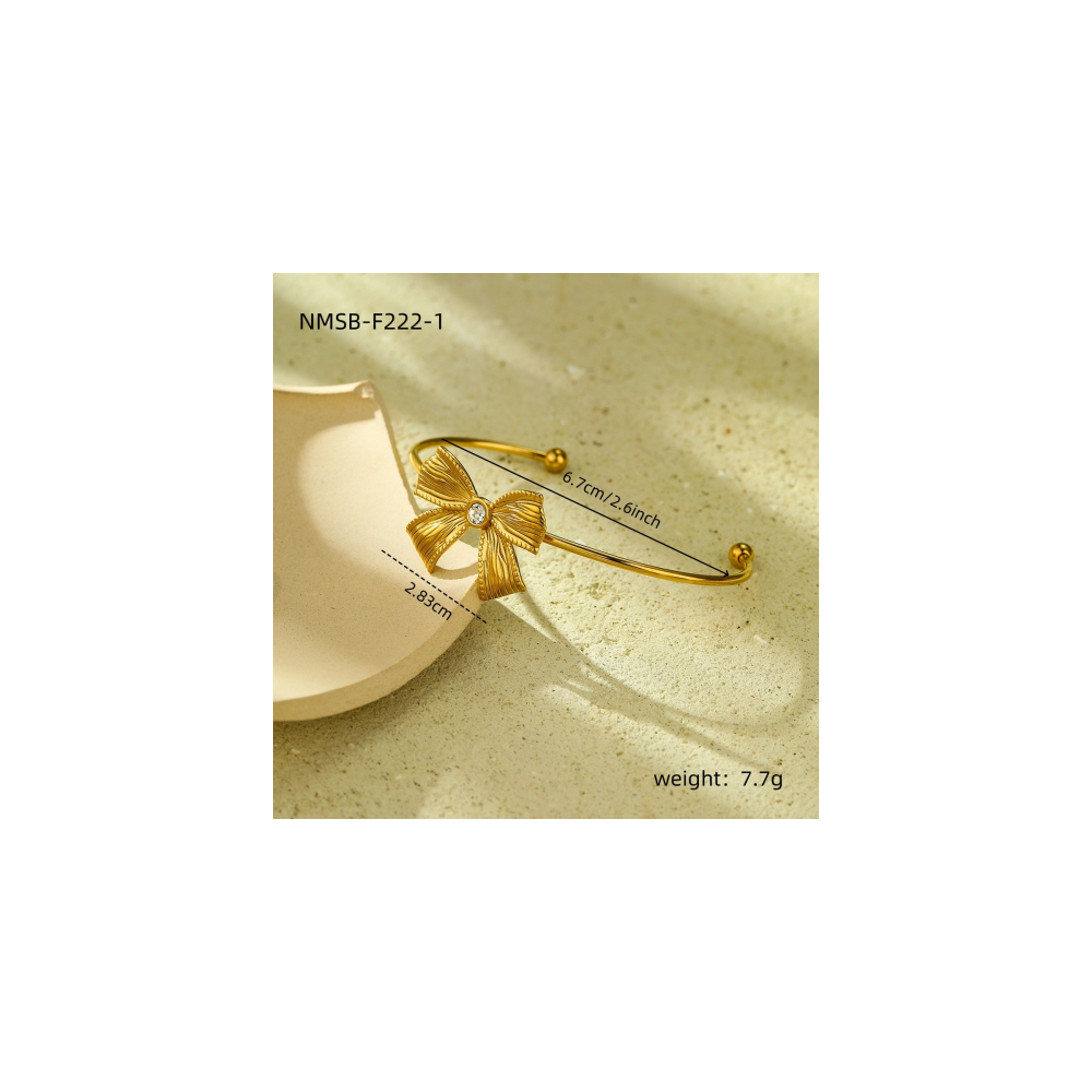 Bracelet Flora Or 18k Inox #1