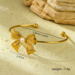Bracelet Flora Or 18k Inox #2