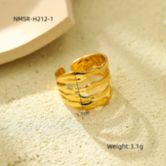 Bague Amira Or 18k Inox