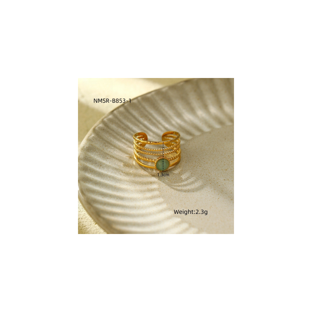 Bague salma Or 18k Inox