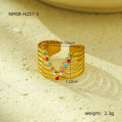 Bague Mirabelle Or 18k Inox