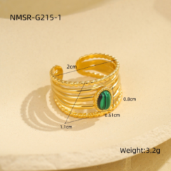 Bague Or 18k Inox