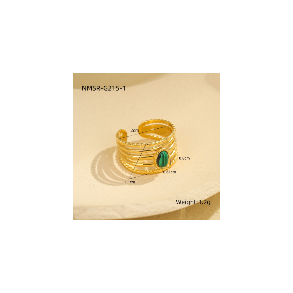 Bague Or 18k Inox