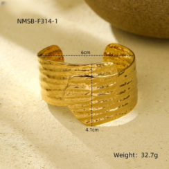 Bracelet Or 18k Inox #3