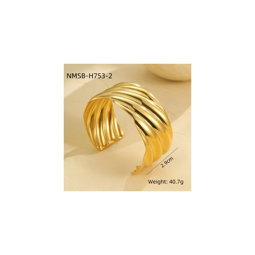 Bracelet Or 18K Inox #4