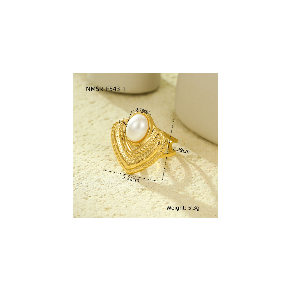 Bague Or 18K Inox #4