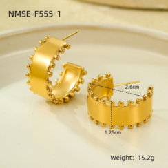 Boucle Or 18K Inox #5