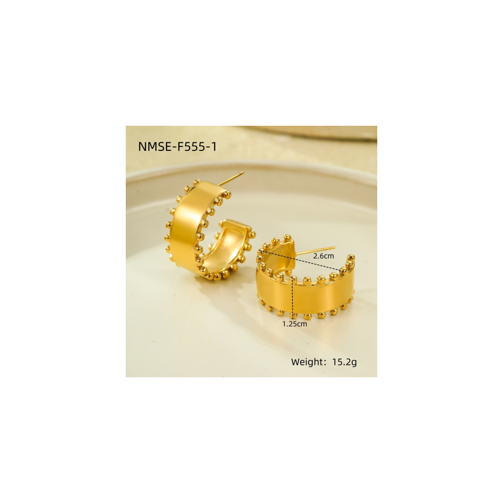 Boucle Or 18K Inox #5