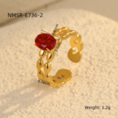 Bague Or 18K Inox #8