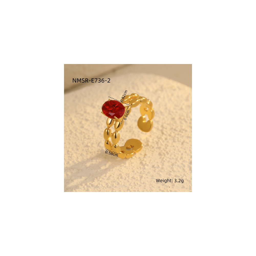 Bague Or 18K Inox #8