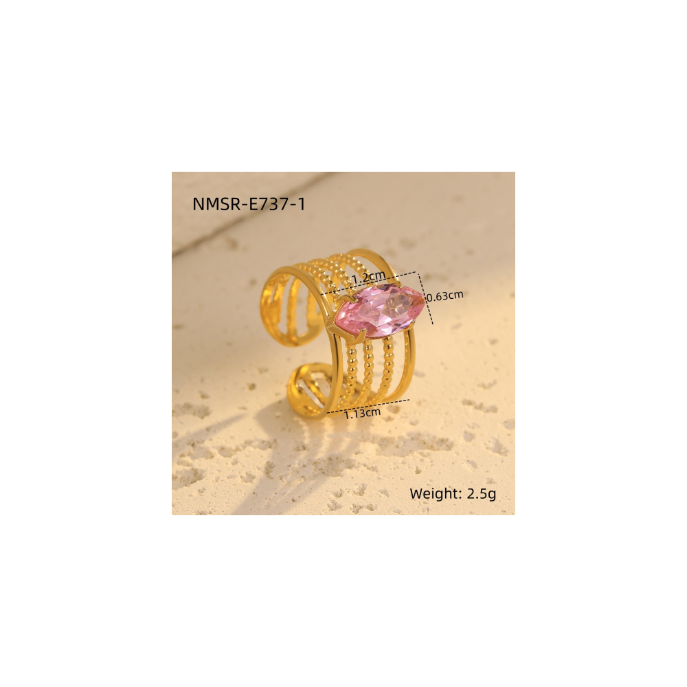 Bague Or 18K Inox #10