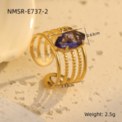 Bague Or 18K Inox #11