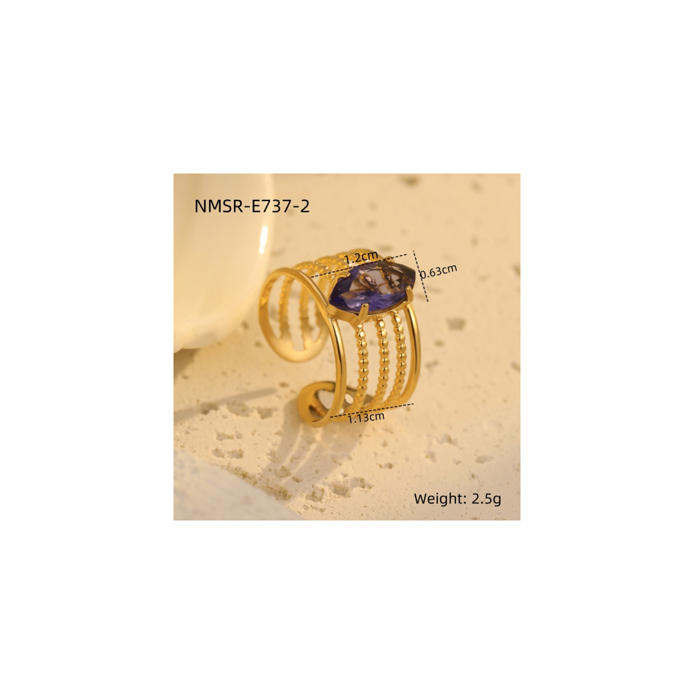 Bague Or 18K Inox #11