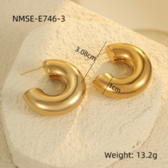 Boucle Or 18K Inox #10