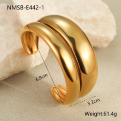 Bracelet Or 18K Inox #7