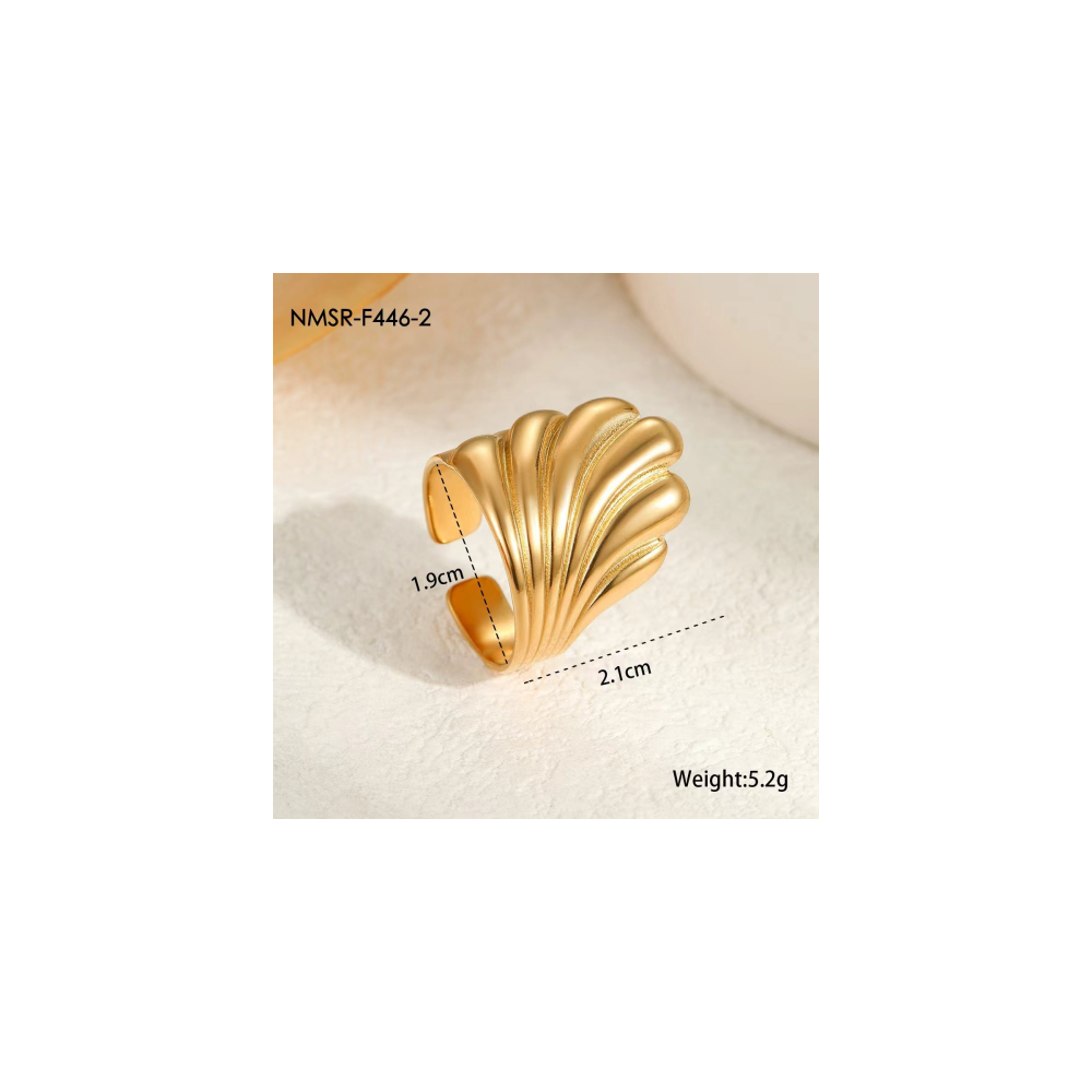 Bague Or 18K Inox #15