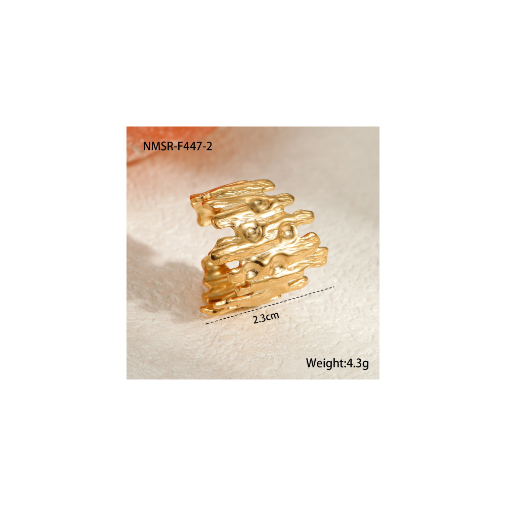 Bague Or 18K Inox #16