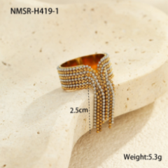 Bague Or 18K Inox #17