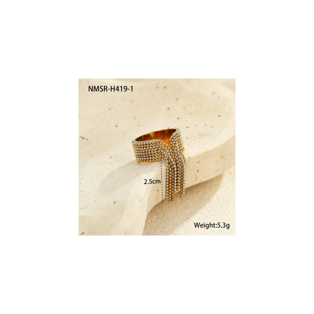 Bague Or 18K Inox #17