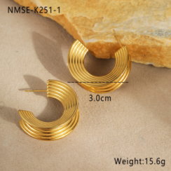 Boucle Or 18K Inox #13
