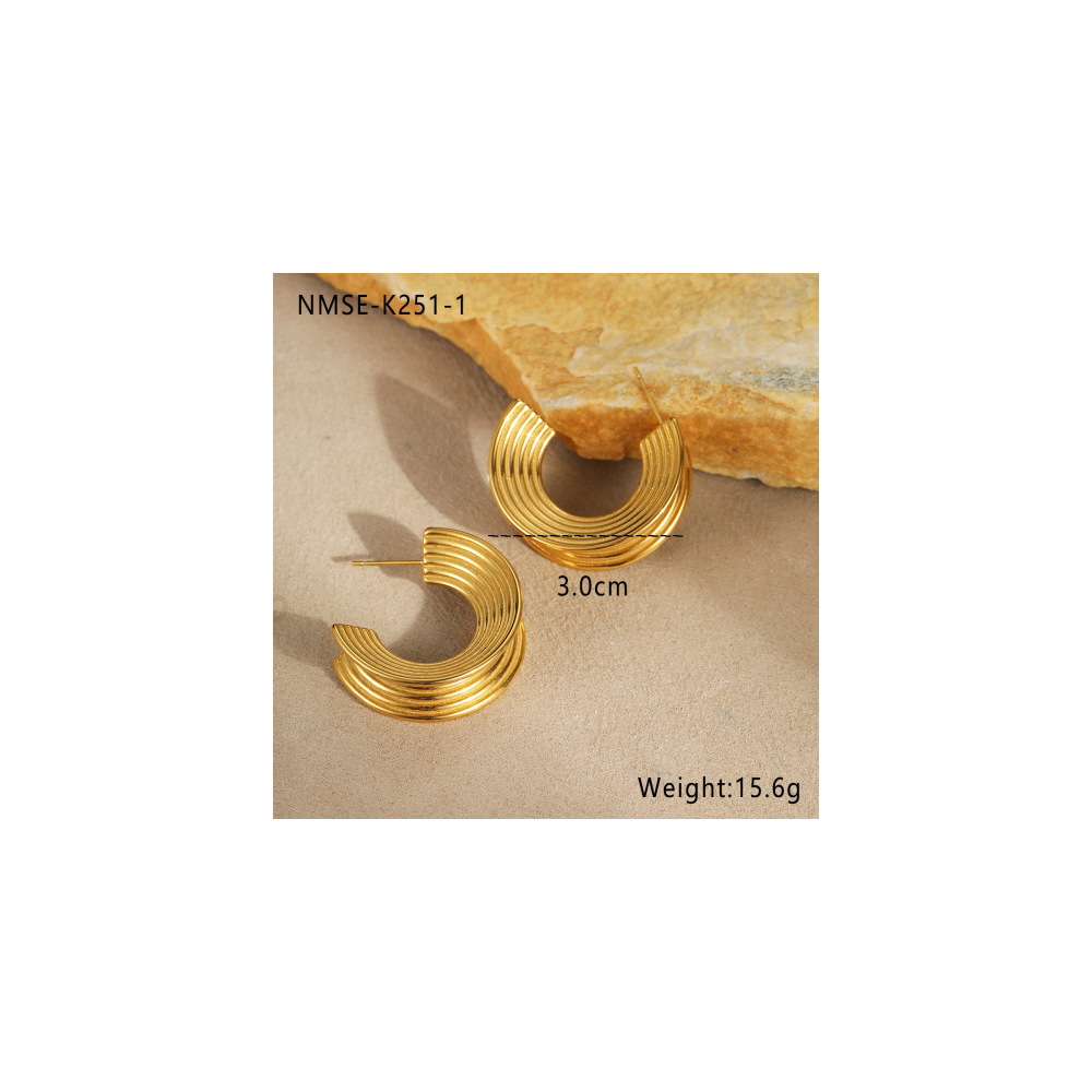 Boucle Or 18K Inox #13