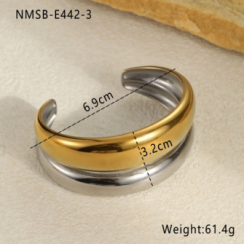 Bracelet Or 18K Inox #9