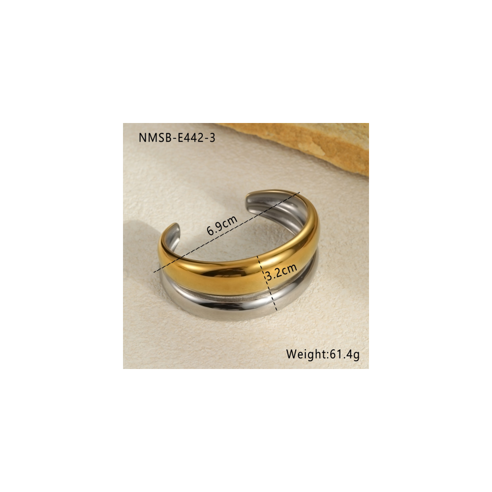 Bracelet Or 18K Inox #9