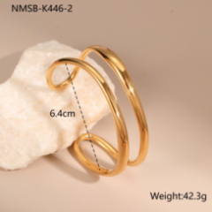 Bracelet Or 18K Inox #11