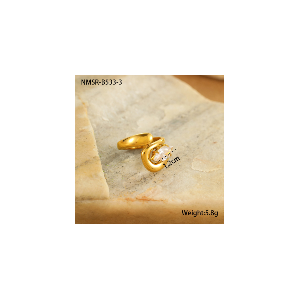 Bague Or 18K Inox #19