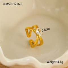 Bague Or 18K Inox #20