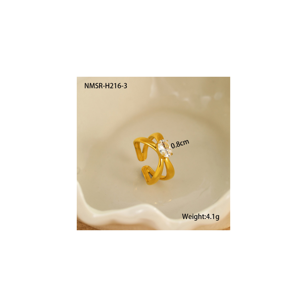 Bague Or 18K Inox #20