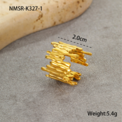 Bague Or 18K Inox #22