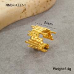 Bague Or 18K Inox #22