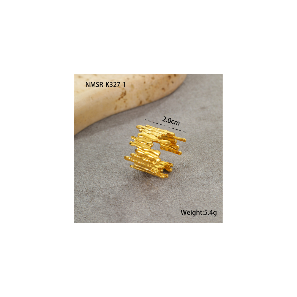 Bague Or 18K Inox #22