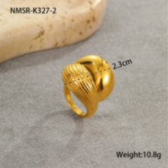 Bague Or 18K Inox #23