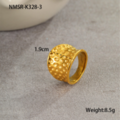 Bague Or 18K Inox #25