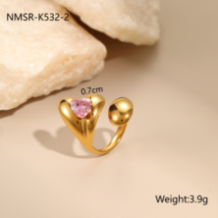 Bague Or 18K Inox #26