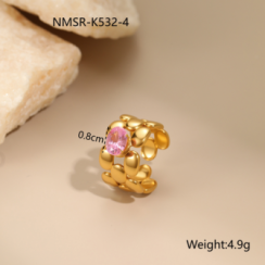 Bague Or 18K Inox #28