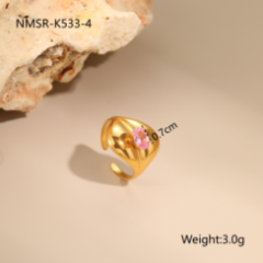 Bague Or 18K Inox #31