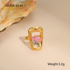 Bague Or 18K Inox #32
