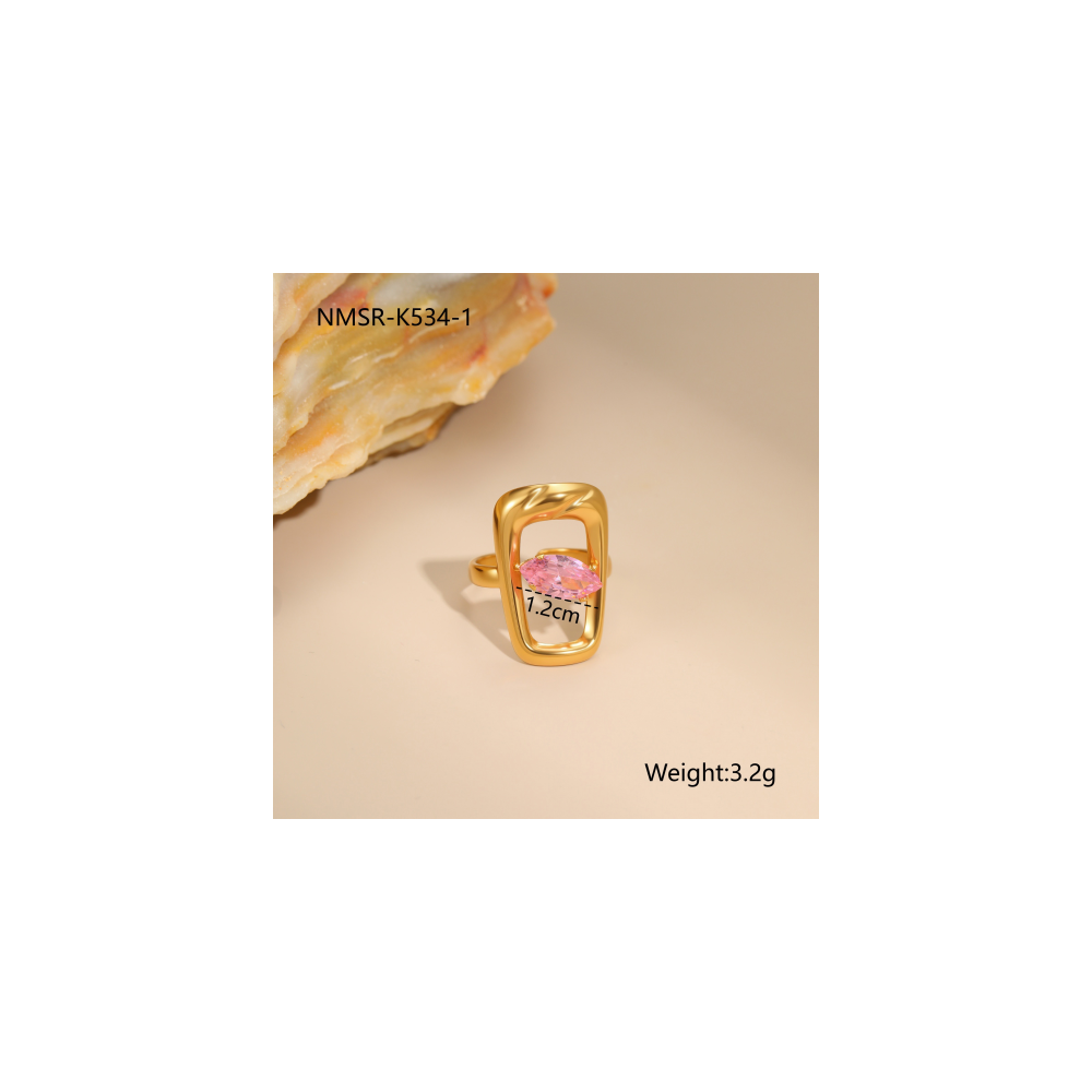 Bague Or 18K Inox #32