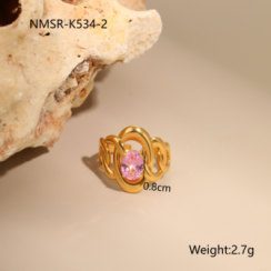 Bague Or 18K Inox #33