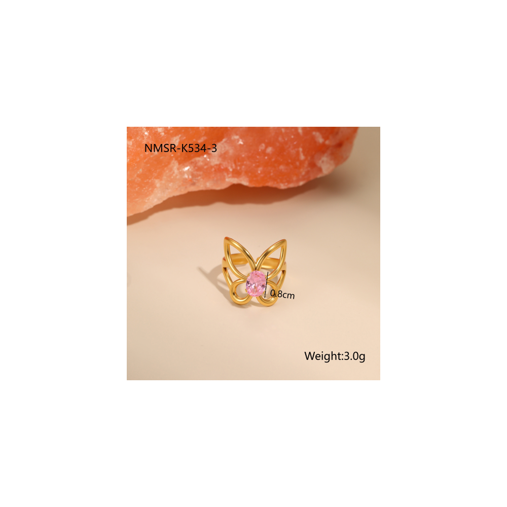 Bague Or 18K Inox #34