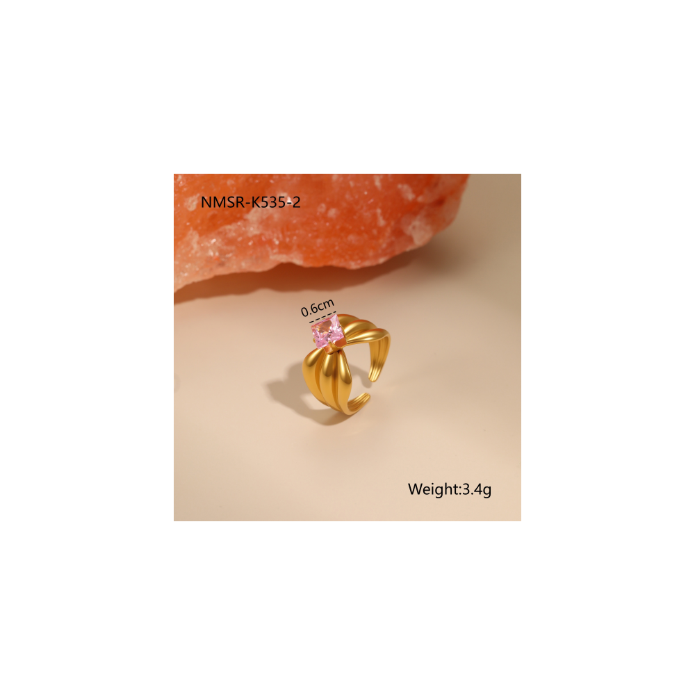 Bague Or 18K Inox #37
