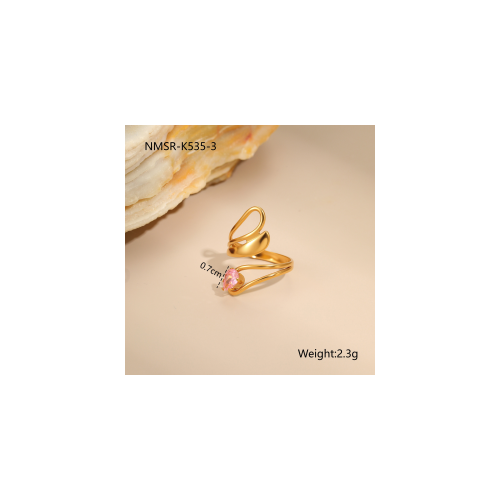 Bague Or 18K Inox #38