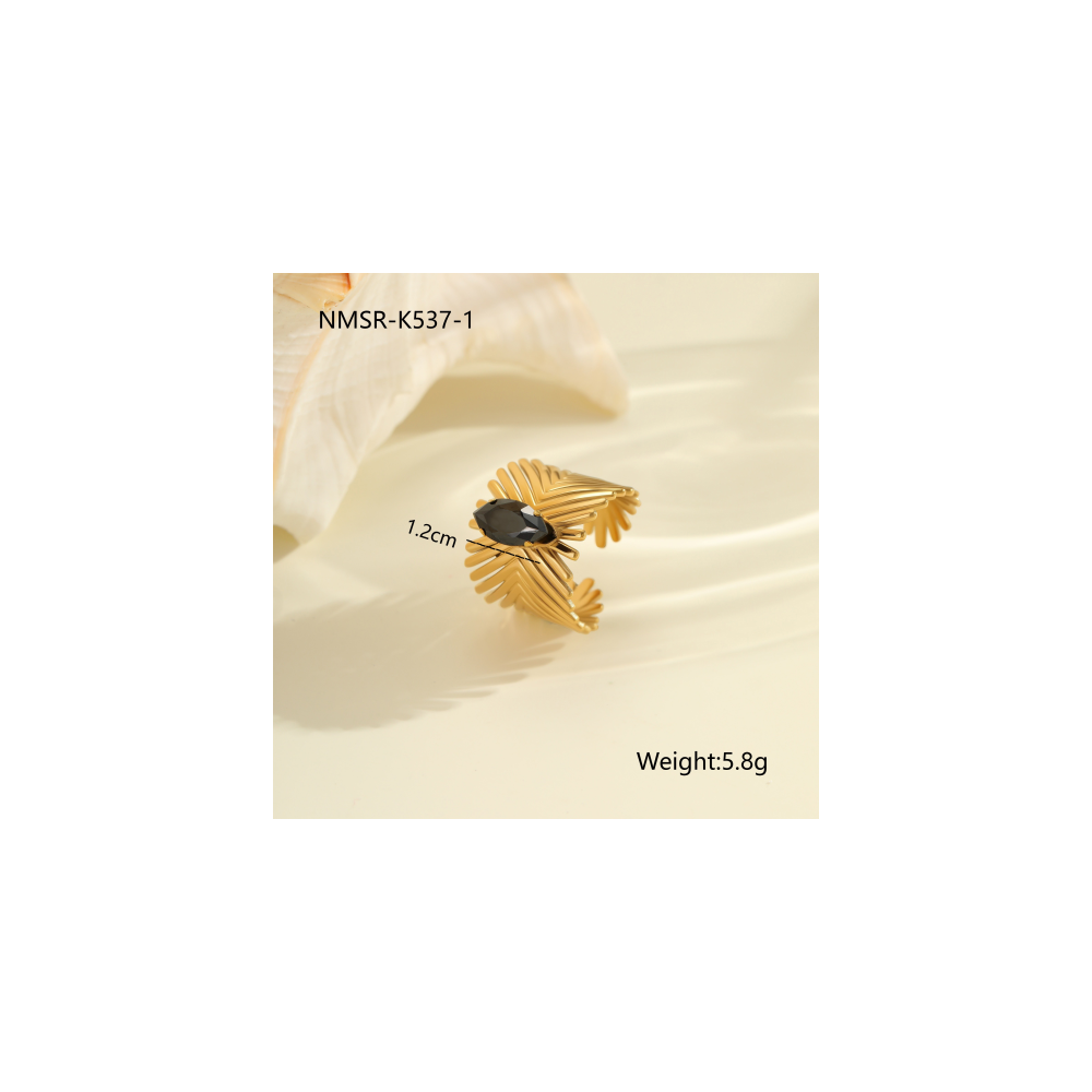 Bague Or 18K Inox #39