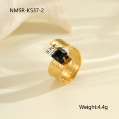 Bague Or 18K Inox #40